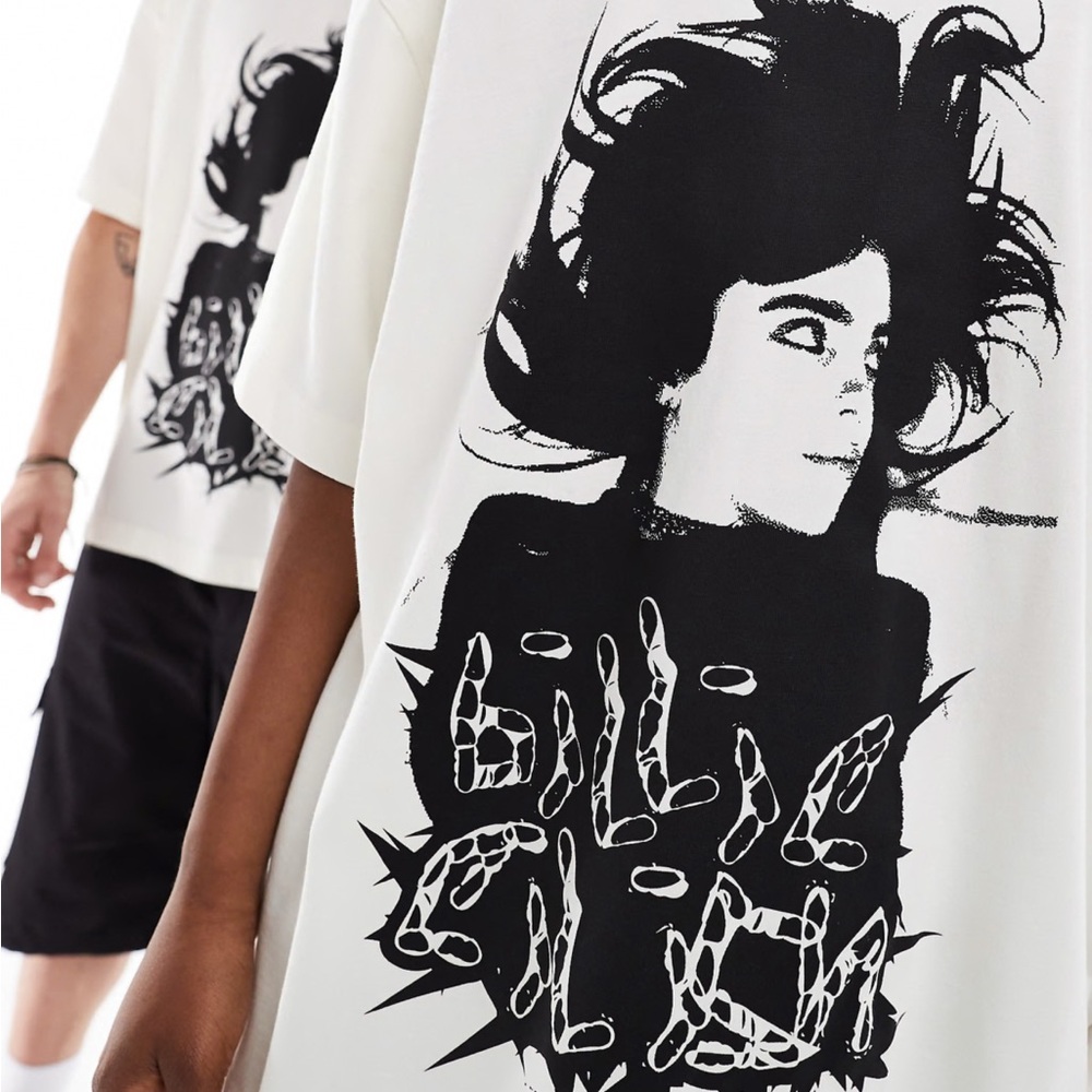 Billie Eilish COLLUSION Unisex oversized licensed graphic festival T-shirt